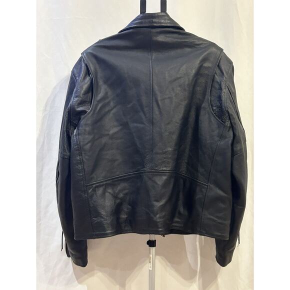 Barney's Leather size 52 Leather Motorcycle Jacket - Picture 2 of 3